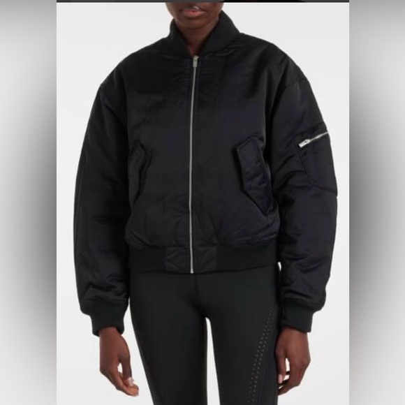 Jordan Jackets & Blazers - Nike Jordan Flight Renegade Bomber Jacket Women’s Large Black